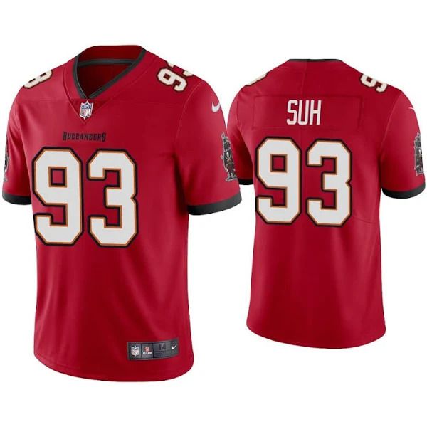 Men Tampa Bay Buccaneers #93 Ndamukong Suh Nike Red Vapor Limited NFL Jersey